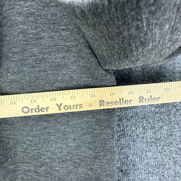 **SOLD**Betsey Johnson Performance Jacket Womens Large Gray Hooded Asymmetrical - Picture 15 of 15